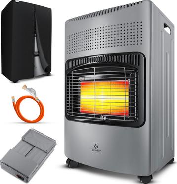KESSER® keramische Gaskachel 4200 Watt - Inc. gasslang en be beschikbaar voor biedingen