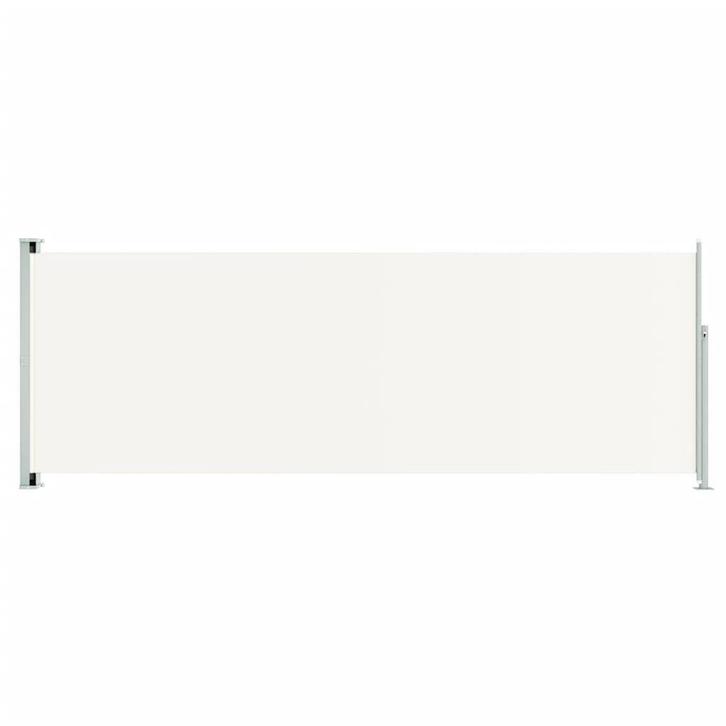 Terrasscherm Creme 220x600cm | Retour Deal | Profiteer Nu!, Tuin en Terras, Tuinschermen, Nieuw, Staal, 200 cm of meer, 200 cm of meer
