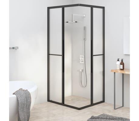 Douchecabine 80x70 | Retour Deal - Hoekmodel, Doe-het-zelf en Bouw, Dakpannen en Dakbedekking, Zwart, Nieuw, Overige materialen