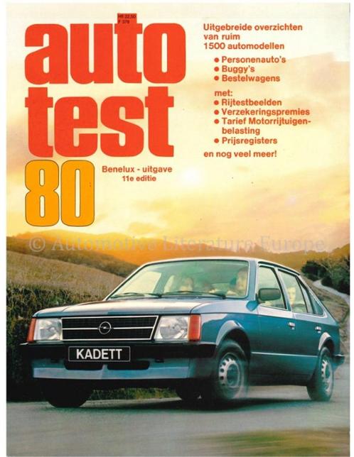 1980 AUTOTEST JAARBOEK NEDERLANDS, Boeken, Auto's | Boeken, Ophalen of Verzenden