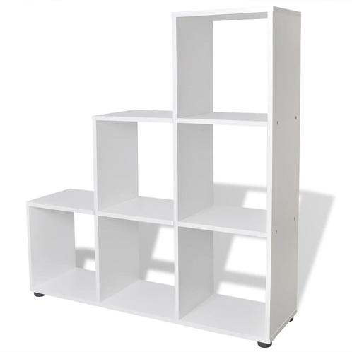 Boekenkast Trap Wit 107cm | Retour Deal | -46%, Huis en Inrichting, Kasten | Boekenkasten, 25 tot 50 cm, Met plank(en), Nieuw
