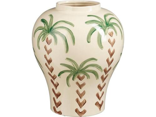 Mica Decorations Paradiso Vaas - H32 x Ø26 cm - Keramiek -, Huis en Inrichting, Woonaccessoires | Overige, Nieuw, Verzenden