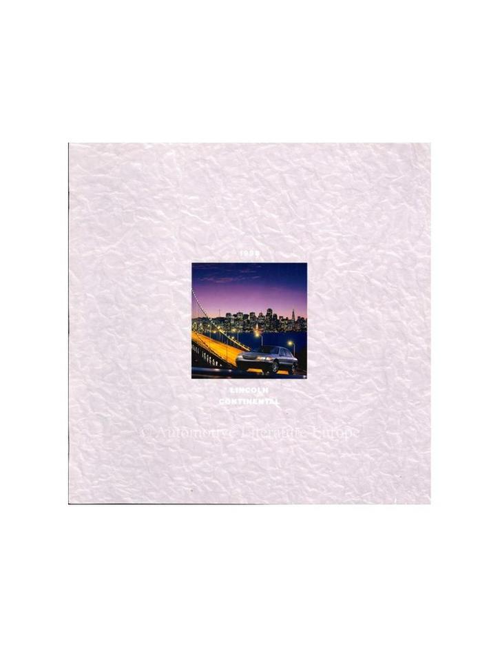 1998 LINCOLN CONTINENTAL BROCHURE ENGELS (USA), Livres, Autos | Brochures & Magazines, Enlèvement ou Envoi
