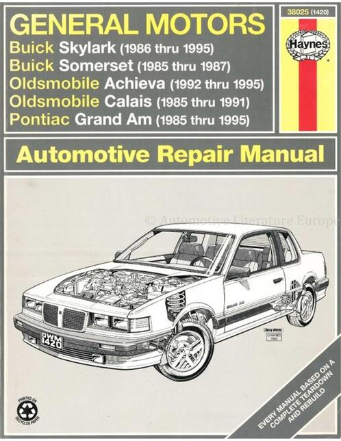 1985 - 1995 GENERAL MOTORS (BUICK | OLDSMOBILE | PONTIAC), Livres, Autos | Livres