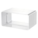 Kunststof verbinding voor kanaal 120 x 60mm, Doe-het-zelf en Bouw, Verzenden, Nieuw