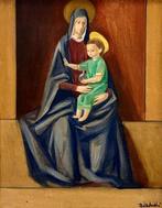 Luciano Ricchetti (1897–1977) - Madonna con Bambino, Antiek en Kunst