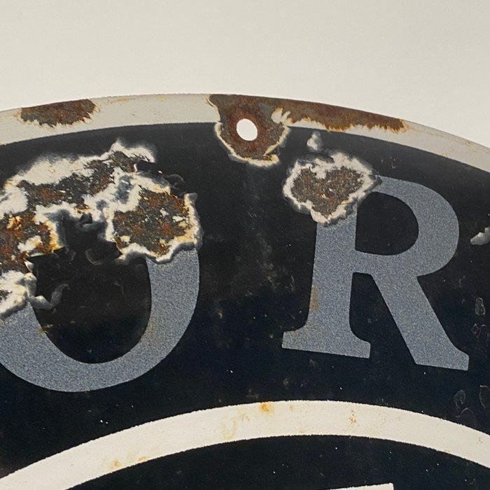 Ford Mustang - Emaille bord - Gemaakt van 1,5 mm ijzer en, Antiek en Kunst, Antiek | Wandborden en Tegels