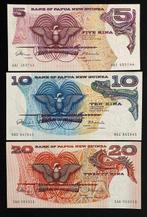 Papouasie-Nouvelle-Guinée. - 5, 10, 20 Kina 1975/77 - Pick