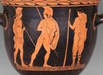 Oudgrieks, Attica Aardewerk Bell Krater met krijgers.