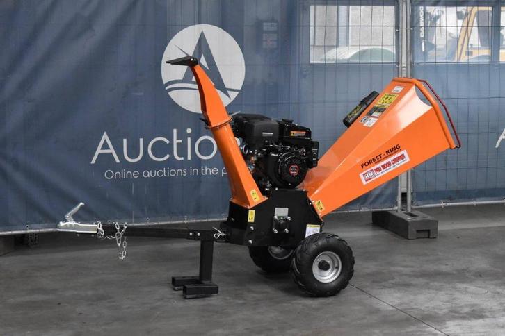 Veiling: Houtversnipperaar Forestking GS1500 Aanhanger Benzi, Articles professionnels, Articles professionnels Autre, Enlèvement
