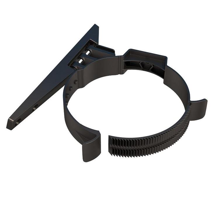 Ubbink dakbeschotbeugel PP 110-131 - ZWART (0169027), Doe-het-zelf en Bouw, Ventilatie en Afzuiging, Nieuw, Verzenden