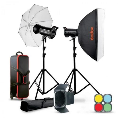 Godox QT600IIM Flitsset (2x QT600IIM + Acc) (Demo), Audio, Tv en Foto, Foto | Flitsers, Zo goed als nieuw, Ophalen of Verzenden