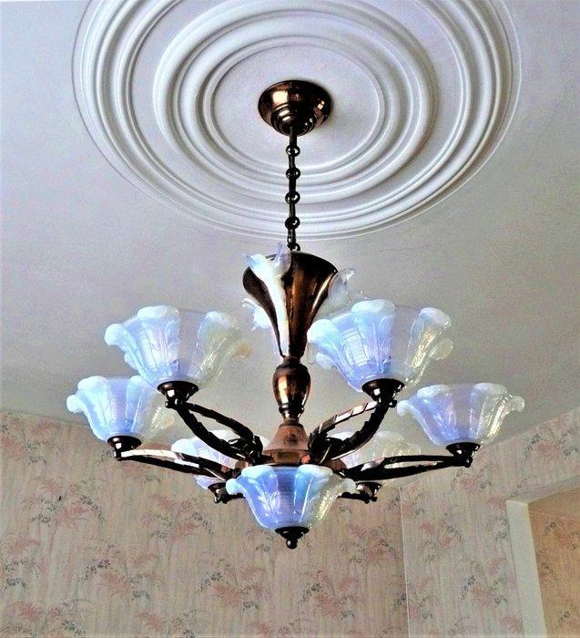 Ezan - Ezan - Jean Gauthier - Kroonluchter - Glans Art Déco, Antiquités & Art, Art | Objets design