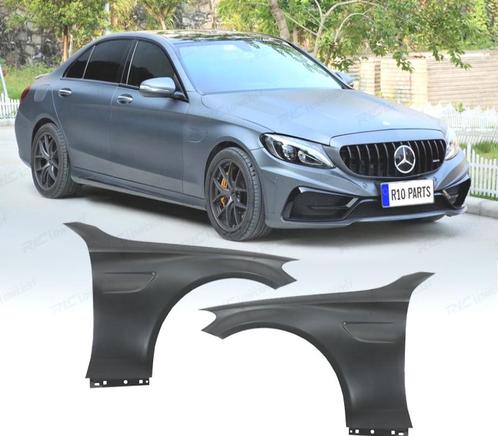 KIT AILES AVANT MERCEDES W205 C205 14-21 LOOK AMG C63 METAL, Auto-onderdelen, Carrosserie, Verzenden