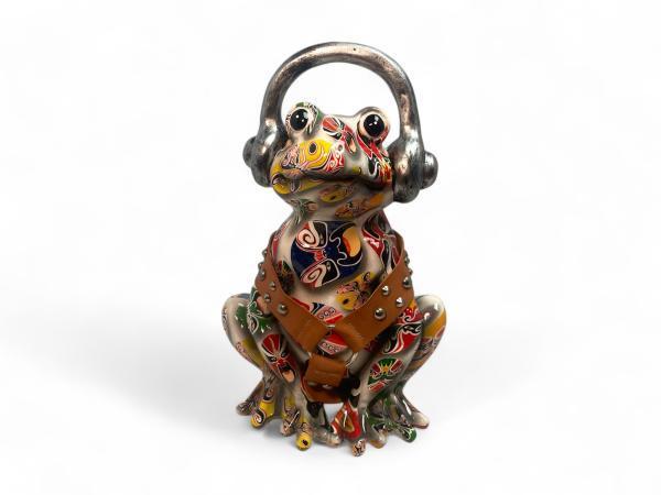 Veiling - Opvallend Japanese Tattoo Frog Beeldje, Collections, Statues & Figurines