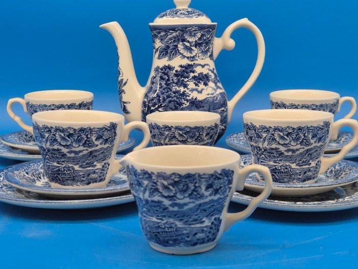 Staffordshire Ironstone Tableware – Teeservice im, Antiek en Kunst, Antiek | Meubels | Tafels