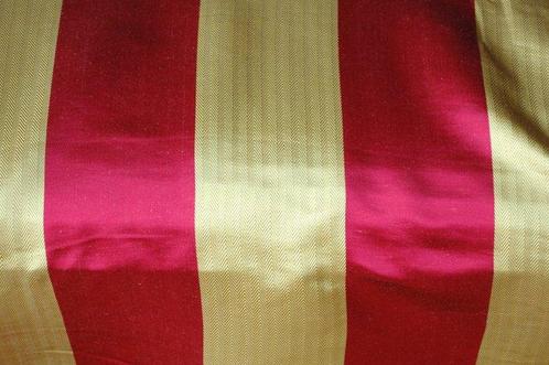 SanLeucio1789 - Gestreept Damasco Ambassadeurs - Textiel  -, Antiek en Kunst, Antiek | Tapijten, Tafelkleden en Textiel