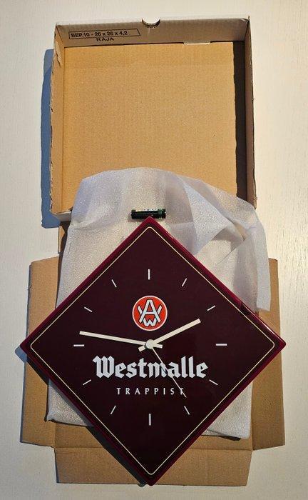 Emaillerie Belge - Westmalle Trappist emaille klok., Antiek en Kunst, Antiek | Wandborden en Tegels