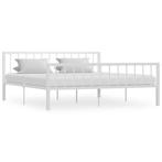 vidaXL Bedframe metaal wit 180x200 cm, Verzenden, Nieuw