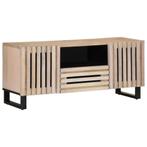 vidaXL Tv-meubel 100x34x46 cm massief mangohout, Huis en Inrichting, Woonaccessoires | Cd- en Dvd-rekken, Verzenden, Nieuw