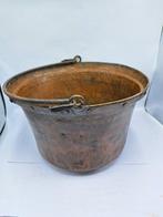 Accessoire de cheminée - Houtbak - Cuivre, Fer forgé - Aker