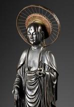 Staande figuur van Jizô Bosatsu - Oude gepatineerd bronzen