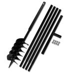 vidaXL Grondboor met handvat 150 mm en verlengstukken 5 m, Verzenden