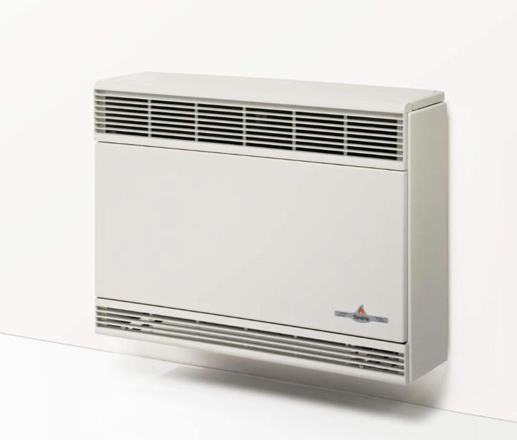 Flandria MK5 gasconvector lichtgrijs 4,5kW muuraansluiting, Elektronische apparatuur, Overige elektronische apparatuur, Verzenden