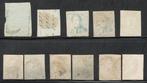België 1849/1861 - Lot van 11 postzegels uit de eerste