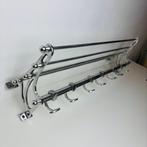 Kapstok - Lange Art deco trein kapstok 103 cm - Aluminium,