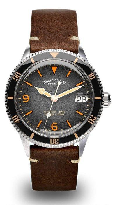 Armand Nicolet - VS1 Date - Zonder minimumprijs - A500ANAA, Handtassen en Accessoires, Horloges | Heren