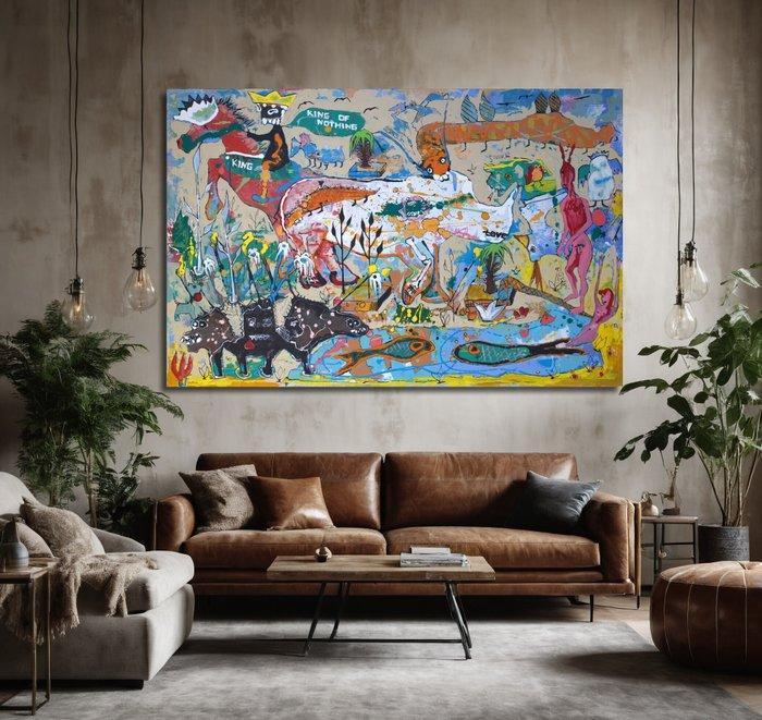 Vit Navratil - Stories of the Beginning (XXL)- Hand-painted, Antiek en Kunst, Kunst | Schilderijen | Modern