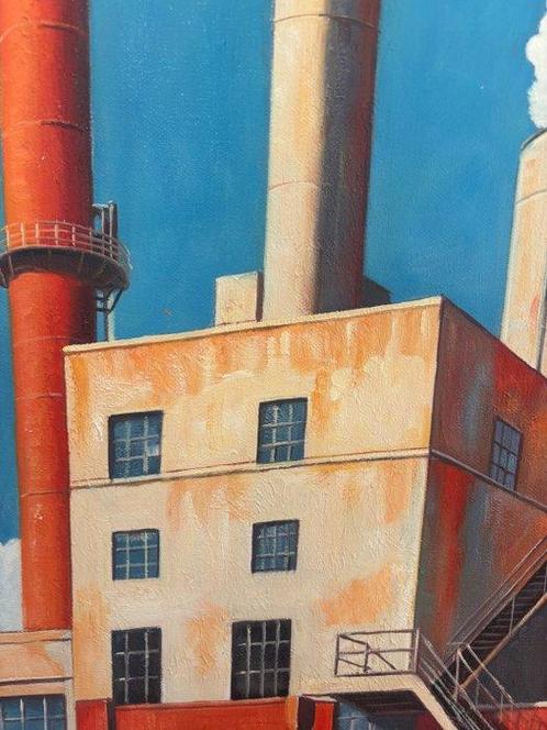 Arthur Carpentier - Usine 72, Antiek en Kunst, Kunst | Schilderijen | Modern