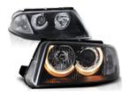 Angel Eyes koplampen Black geschikt voor VW Passat 3BG B5, Auto-onderdelen, Verzenden, Nieuw, Volkswagen