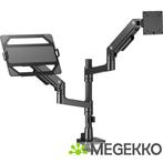 ACT Monitorarm max 49  met laptophouder office premium,, Computers en Software, Verzenden, Nieuw