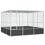 vidaXL Vogelkooi 302,5x324,5x211,5 cm gegalvaniseerd staal, Verzenden, Nieuw