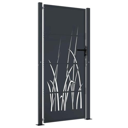 Poort 105x205cm Antraciet - Retour Deal - Tuin veilig!, Tuin en Terras, Tuinhekken en Hekwerk, Met poort, Nieuw, IJzer, Tuinhek