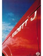 1981 OPEL KADETT J BROCHURE DUITS, Boeken, Nieuw