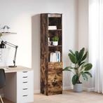 vidaXL Hoge kast 37,5x35x180 cm spaanplaat gerookt, Huis en Inrichting, Verzenden, Nieuw