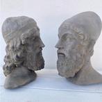 sculptuur, Teste bronzi grechi, bronzi Riace - 26 cm - Steen