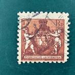 Liechtenstein 1921 - 13 Rp Wapen in zeldzame perforatie 9,5, Gestempeld
