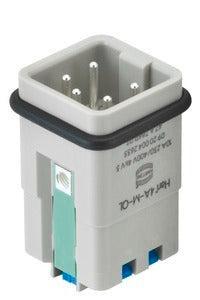 Harting Han 4A-M-QL Connecteur Mâle DInsertion 4P+PE -, Bricolage & Construction, Électricité & Câbles, Envoi