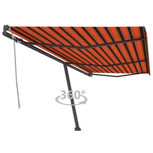 vidaXL Luifel vrijstaand handmatig uittrekbaar 600x300 cm, Tuin en Terras, Zonneschermen, Nieuw, Verzenden