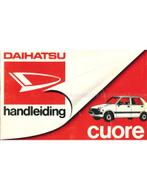 1984 DAIHATSU CUORE INSTRUCTIEBOEKJE NEDERLANDS, Auto diversen, Handleidingen en Instructieboekjes