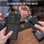 Samsung Galaxy A72 - Armor Card Slot Hoesje met Kickstand -, Télécoms, Verzenden