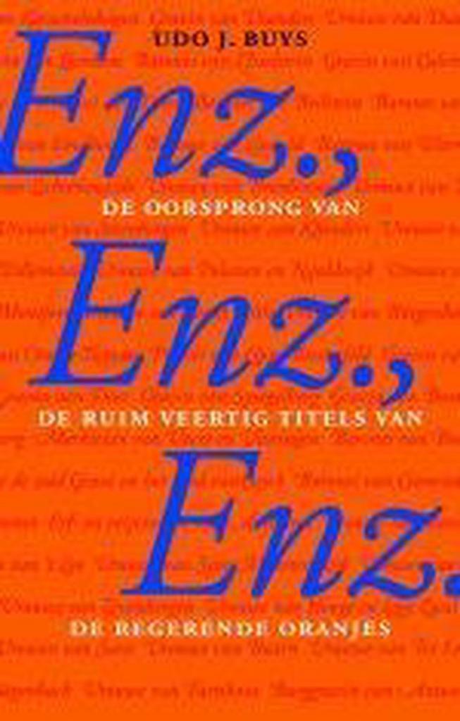 ENZ ENZ ENZ 9789023011583 U.J. Buys, Livres, Politique & Société, Envoi