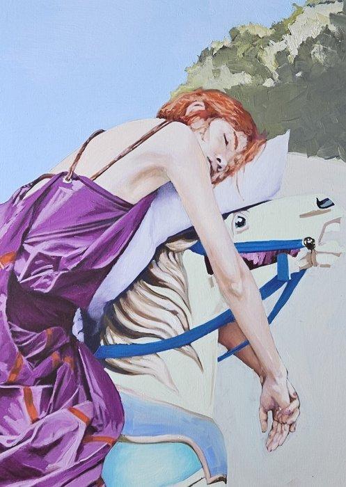 mru.gru - APRIL IN PARIS, Antiek en Kunst, Kunst | Schilderijen | Modern
