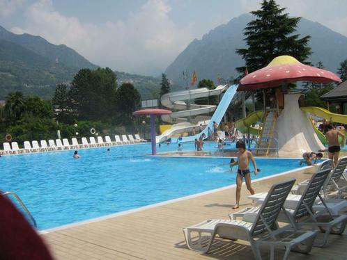 ITALIE Chalet(Airco) aan Lugano Meer in Juli nog 2 wk vrij, Vakantie, Vakantiehuizen | Italië, Recreatiepark, Lombardije en Merengebied