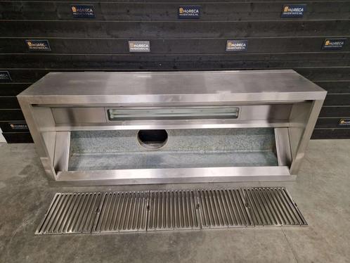 Afzuigkap | inductiekap | doosmodel | RVS | 280 cm, Zakelijke goederen, Horeca | Keukenapparatuur, Gebruikt, Inox Meubilair
