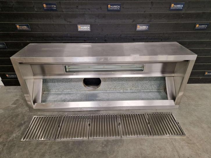 Afzuigkap | inductiekap | doosmodel | RVS | 280 cm, Zakelijke goederen, Horeca | Keukenapparatuur, Gebruikt, Inox Meubilair